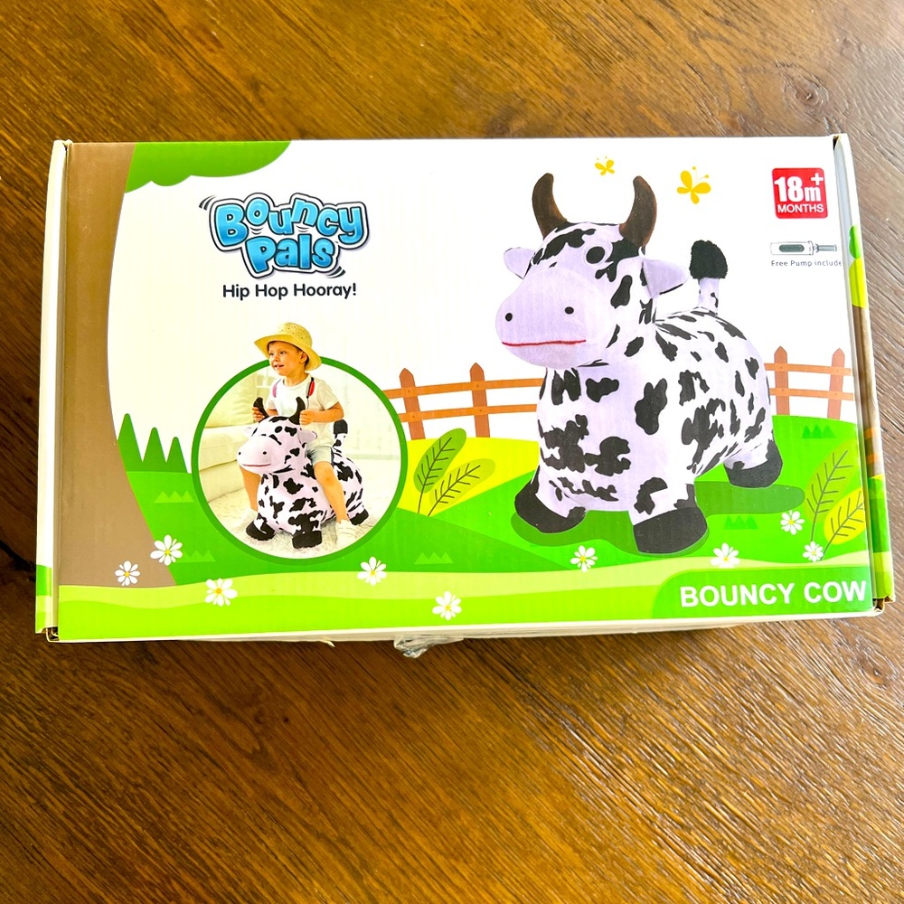 Bouncy Pals Hopping Animal - Bouncy Dairy Cow